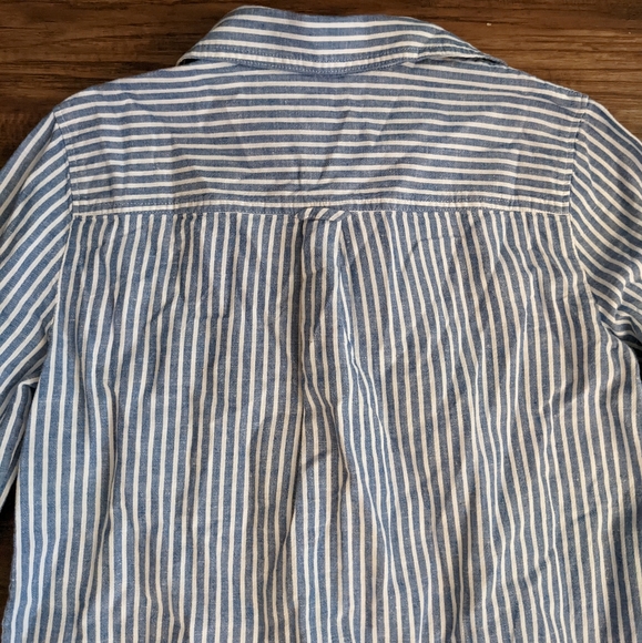 J. Crew Long Sleeve Linen Half Button Down shirt - Picture 7 of 13
